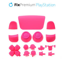 FixPremium - Dekoratív elemek - PS5 DualSense, rózsaszín
