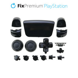 FixPremium - Luxury Dekoratív elemek - PS5 DualSense, fekete