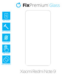 FixPremium Glass - Edzett üveg - Xiaomi Redmi Note 9