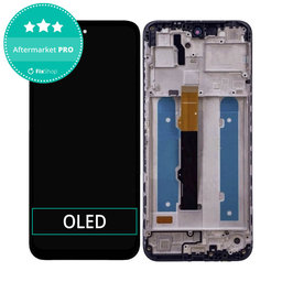 Motorola Moto G42 XT2233 - LCD Kijelző + Érintőüveg + Keret (Black) OLED