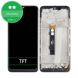 Motorola Moto G50 XT2137 - LCD Kijelző + Érintőüveg + Keret (Steel Gray) TFT