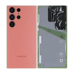 Samsung Galaxy S23 Ultra S918B - Akkumulátor Fedőlap (Red) - GH82-30400F Genuine Service Pack