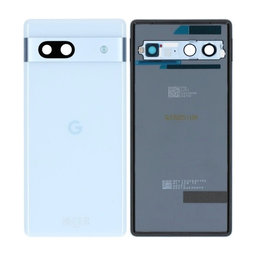 Google Pixel 7a - Akkumulátor Fedőlap (Sea) - G949-00388-00 Genuine Service Pack