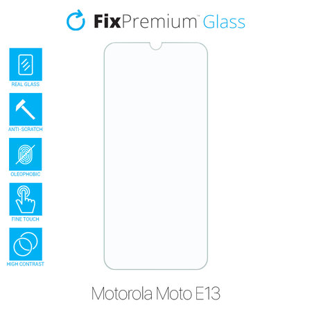 FixPremium Glass - Edzett üveg - Motorola Moto E13