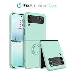 FixPremium - Puzdro Ring - Samsung Galaxy Z Flip 4, zöld