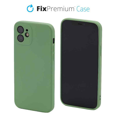 FixPremium - Tok Rubber - iPhone 12 és 12 Pro, zöld