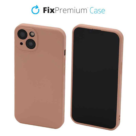 FixPremium - Tok Rubber - iPhone 13 és 14, narancs