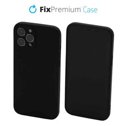 FixPremium - Tok Rubber - iPhone 12 Pro Max, fekete