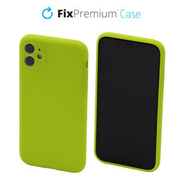 FixPremium - Szilikon Tok - iPhone 11, neon green