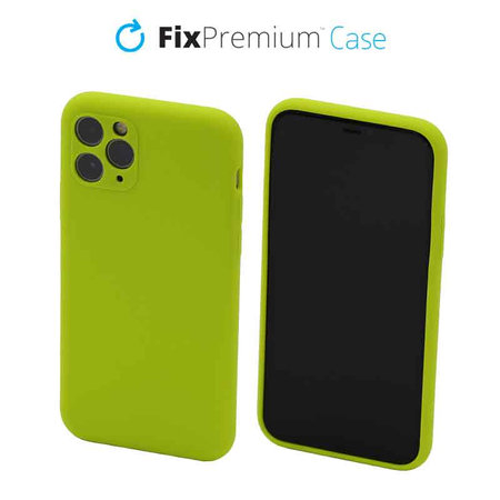 FixPremium - Szilikon Tok - iPhone 11 Pro, neon green