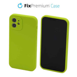 FixPremium - Szilikon Tok - iPhone 12, neon green