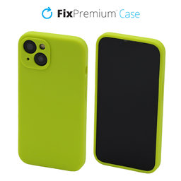 FixPremium - Szilikon Tok - iPhone 13, neon green