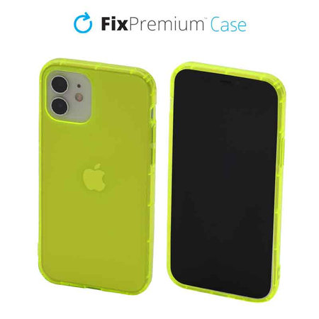 FixPremium - Tok Clear - iPhone 12 és 12 Pro, sárga