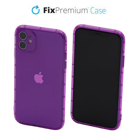 FixPremium - Tok Clear - iPhone 11, lila