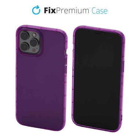 FixPremium - Tok Clear - iPhone 13 Pro, lila