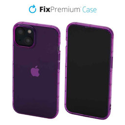 FixPremium - Tok Clear - iPhone 14, lila