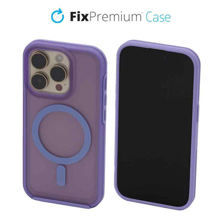 FixPremium - Tok Clear a MagSafe-el - iPhone 14 Pro, lila