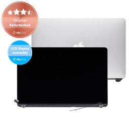 Apple MacBook Pro 15" A1398 (Mid 2012 - Early 2013) - LCD Kijelző + Előlapi Üveg + Fedőlap Original Refurbished