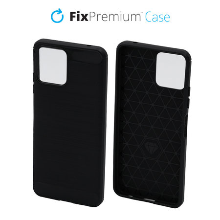 FixPremium - Tok Rubber - T Phone 5G / REVVL 6, fekete