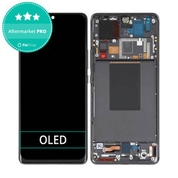 Xiaomi 12 Pro 2201122C 2201122G - LCD Kijelző + Érintőüveg + Keret (Black) OLED