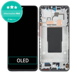 Xiaomi 12T 220712AG - LCD Kijelző + Érintőüveg + Keret (Black) OLED