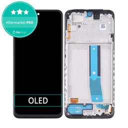 Xiaomi Redmi Note 11S 2201117SG 2201117SI - LCD Kijelző + Érintőüveg + Keret (Black) OLED