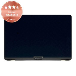 Apple MacBook Air 13" M2 A2681 (2022) - LCD Kijelző + Előlapi Üveg + Fedőlap (Starlight) Original Refurbished