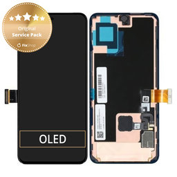 Google Pixel 8 GKWS6, G9BQD - LCD Kijelző + Érintőüveg - G949-00555-01 Genuine Service Pack