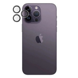 PanzerGlass - Kameralencse Védőburkolat Hoops - iPhone 14 Pro a 14 Pro Max, fekete