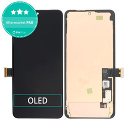 Google Pixel 8 Pro GC3VE, G1MNW - LCD Kijelző + Érintőüveg + Keret (Black) OLED