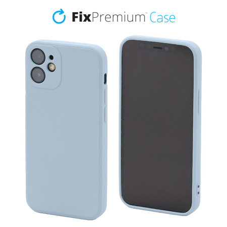 FixPremium - Szilikon Tok - iPhone 12 mini, light blue