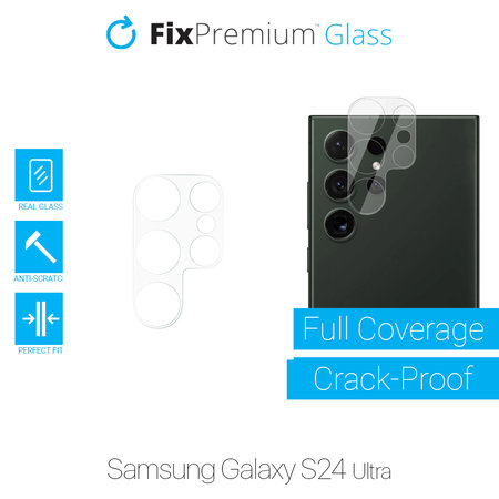 FixPremium Glass - Edzett üveg és hátsó kamera - Samsung Galaxy S24 Ultra