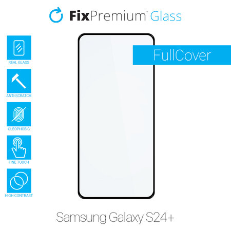 FixPremium FullCover Glass - Edzett üveg - Samsung Galaxy S24+