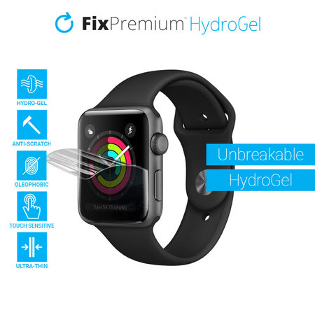 FixPremium - Unbreakable Screen Protector - Apple Watch 1, 2, 3 (38mm)