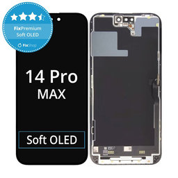 Apple iPhone 14 Pro Max - LCD Kijelző + Érintőüveg + Keret Soft OLED FixPremium