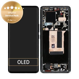 Xiaomi 13 Ultra - LCD Kijelző + Érintőüveg + Keret (Black) - 56000600M100 Genuine Service Pack