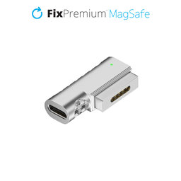 FixPremium - USB-C - MagSafe 2 Adapter, ezüst