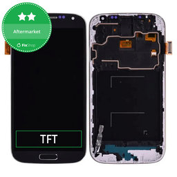 Samsung Galaxy S4 Mini Value I915i - LCD Kijelző + Érintőüveg + Keret (Black Mist) TFT