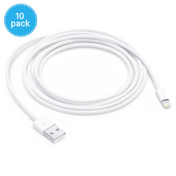 Apple - Lightning / USB Kábel (2m) - MD819ZM/A (bulk) (10 Pack)