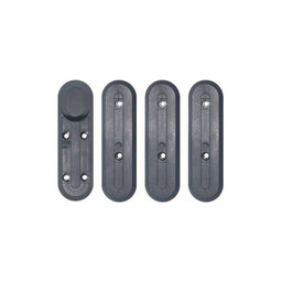 Xiaomi Mi Electric Scooter 1S, 2 M365, Essential, Pro, Pro 2 - Díszítő Első és Hátsó Villa Borítás (Black)