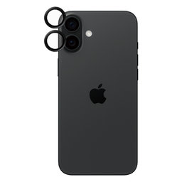 PanzerGlass - Kameralencse Védőburkolat Hoops - iPhone 16 és 16 Plus, fekete