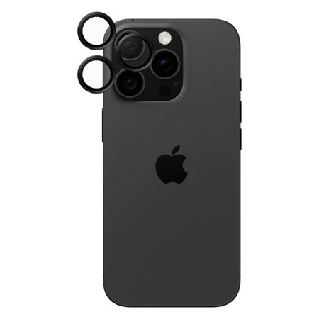 PanzerGlass - Kameralencse Védőburkolat Hoops - iPhone 16 Pro és 16 Pro Max, fekete