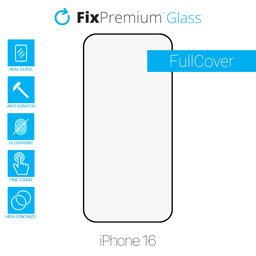 FixPremium FullCover Glass - Edzett üveg - iPhone 16