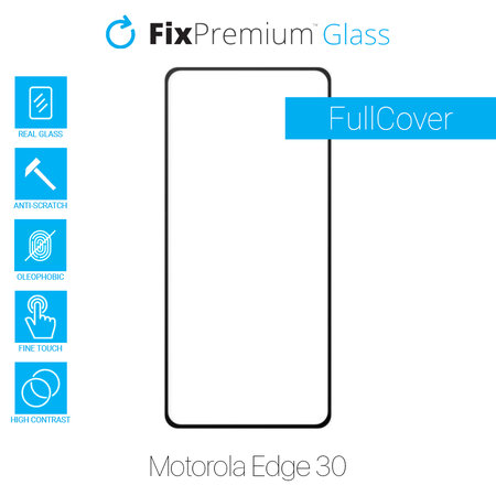 FixPremium FullCover Glass - Edzett üveg - Motorola Edge 30