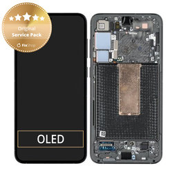 Samsung Galaxy S23 Plus S916B - LCD Kijelző + Érintőüveg + Keret (Green) - GH82-30477C Genuine Service Pack