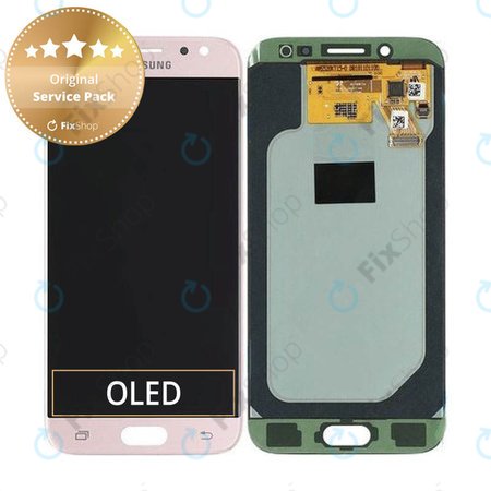 Samsung Galaxy J5 J530F (2017) - LCD Kijelző + Érintőüveg (Pink) - GH97-20738D, GH97-20880D Genuine Service Pack