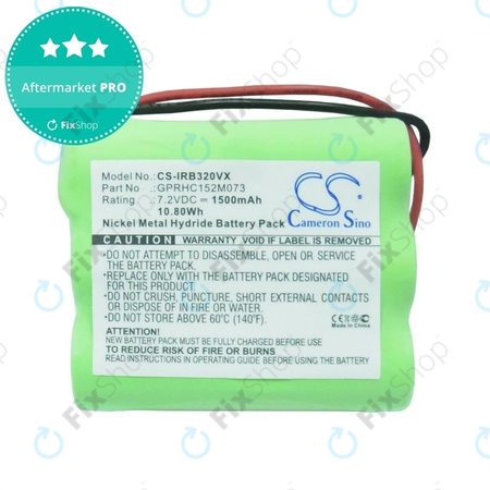 iRobot Braava 320, 321 - Akkumulátor GPRHC152M073, 4408927 Ni-MH 7.2V 1500mAh HQ