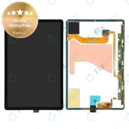 Samsung Galaxy Tab S6 10.5 T860, T865 - LCD Kijelző + Érintőüveg (Black) - GH82-20761A, GH82-20771A Genuine Service Pack