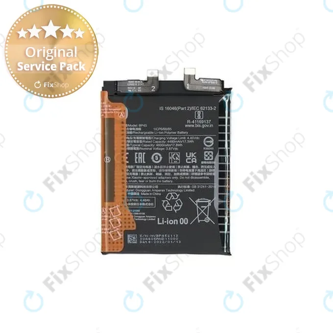 Xiaomi 12 Pro 2201122C 2201122G - Akkumulátor BP45 4600mAh - 460200009A1G Genuine Service Pack