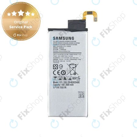 Samsung Galaxy S6 Edge G925F - Akkumulátor EB-BG925ABE 2600mAh - GH43-04420A, GH43-04420B Genuine Service Pack